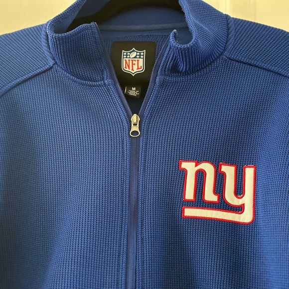 Official NY Giants Thermal Knit Full Zip Jacket - Picture 5 of 8